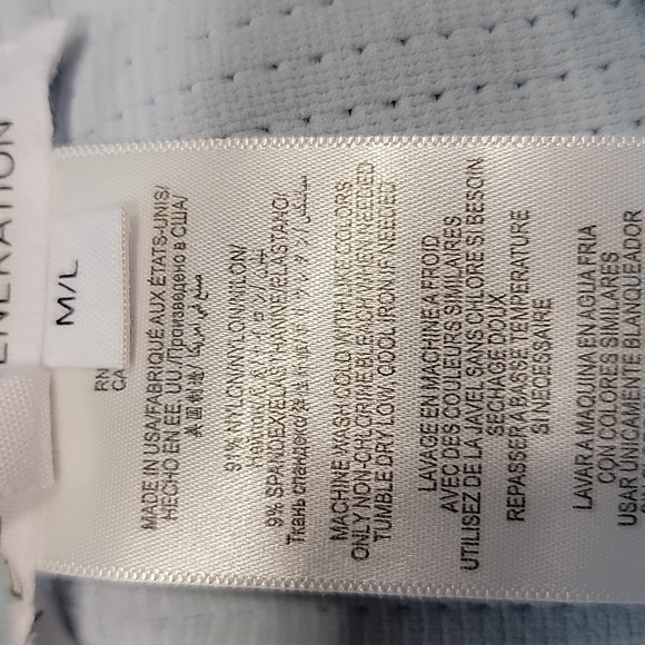 BCBGeneration Size M/L Stretchy Pearl Blue & Bright Salmon Mini Skirt, NEW w/Tag - Picture 10 of 10